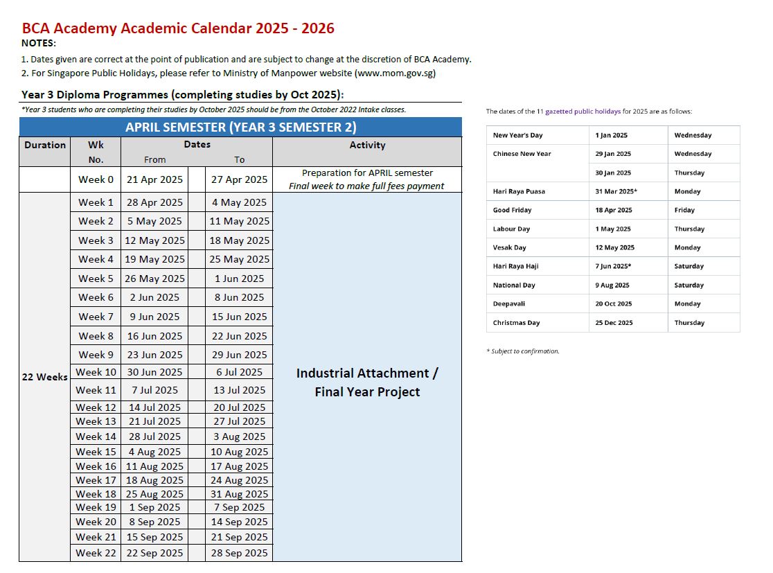 Academic Calender AY2025 26 Diploma v2