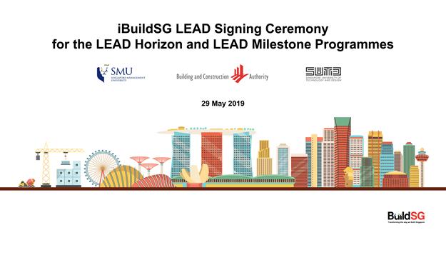 iBuildSG LEAD Signing Ceremony