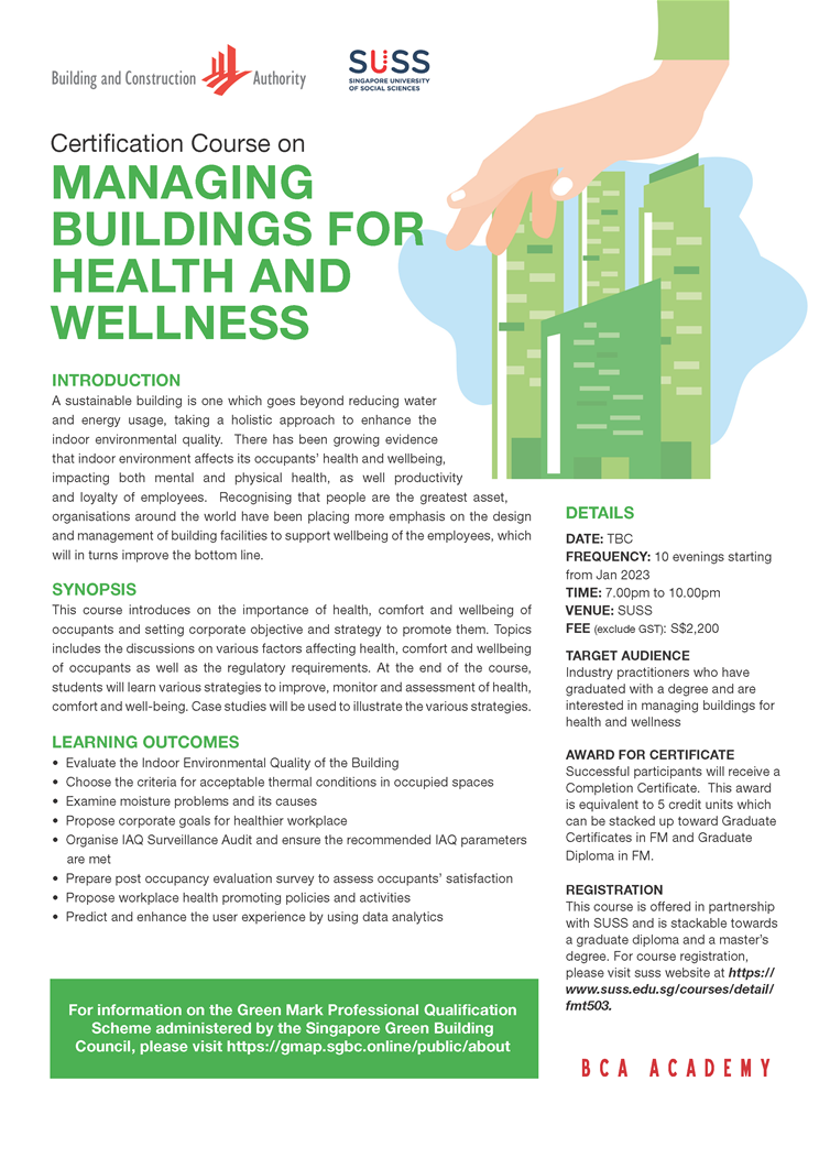 BCA-SUSS Managing Buildings for Health and Wellness_31 Mar 2022_R1